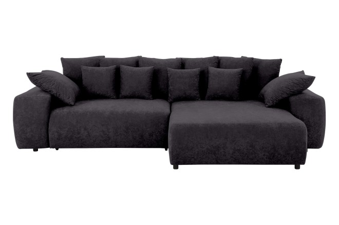 Sofa L-Form Monako rechts - Graubraun