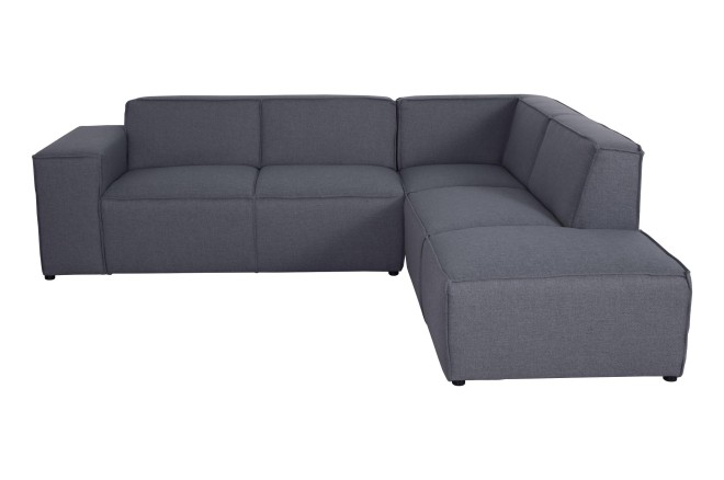 Ecksofa Monako rechts - Anthrazit