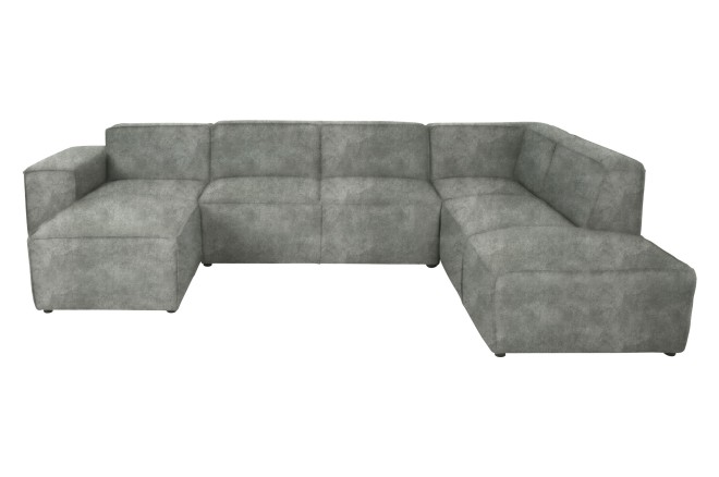 Wohnlandschaft Monako rechts - Grau