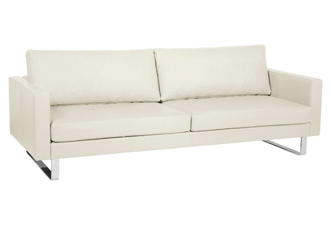 3er-Sofa Portobello - Creme