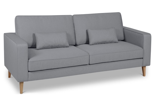 2er-Sofa Kensington - Silber