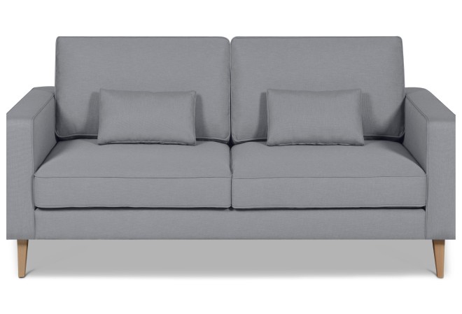 2er-Sofa Kensington - Silber