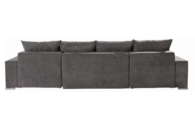 Wohnlandschaft Jossy - mit Schlaffunktion - Grau