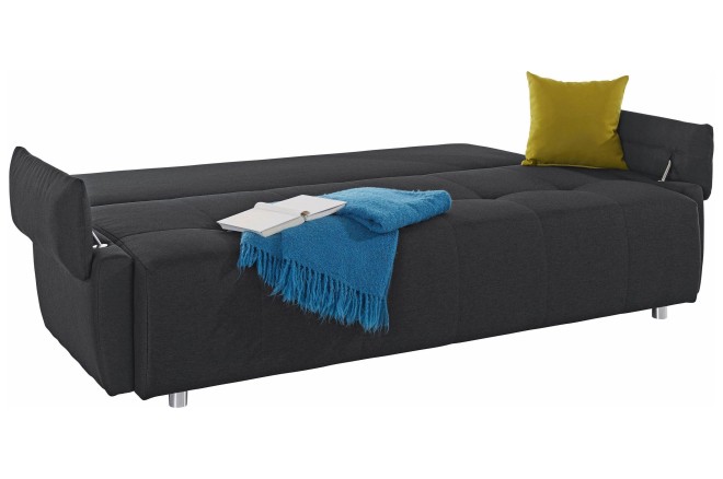 2er-Sofa Fantastic - mit Schlaffunktion - Anthrazit