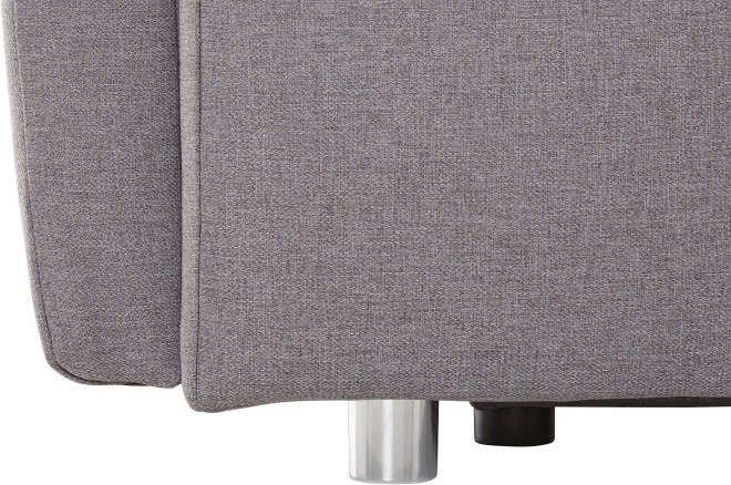 2er-Sofa Fantastic - mit Schlaffunktion - Hellgrau