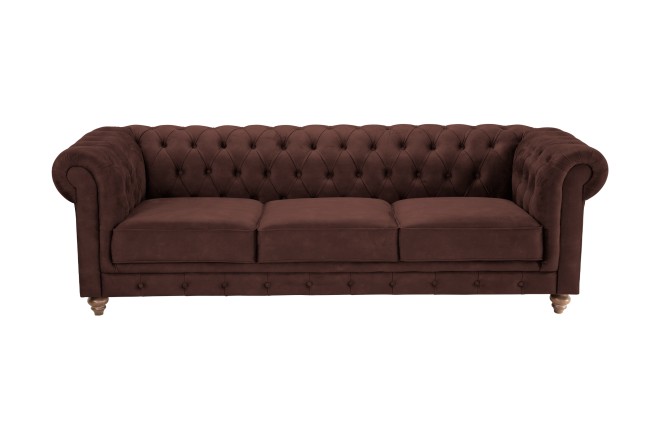 Garnitur 3-2-1 Chester - Braun