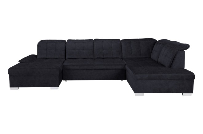 Wohnlandschaft Torino rechts - mit Schlaffunktion - Anthrazit