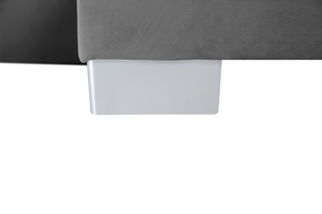 Ecksofa Nevada rechts - mit Schlaffunktion - Grau