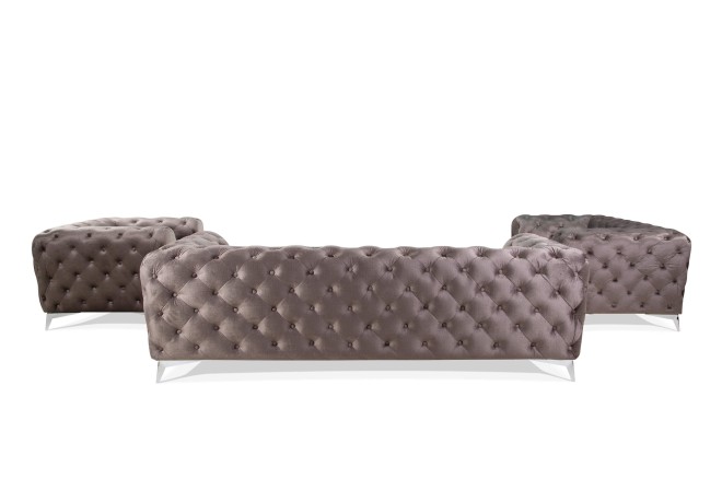 Garnitur 3-2-1 Philip - Braun