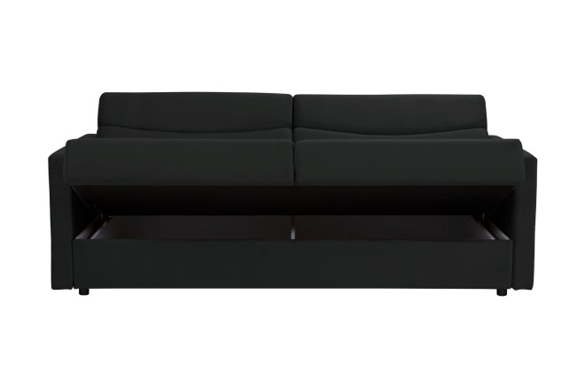 Schlafsofa Philadelphia - mit Schlaffunktion - Schwarz