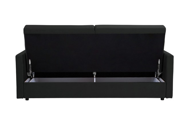 Schlafsofa Philadelphia - mit Schlaffunktion - Schwarz