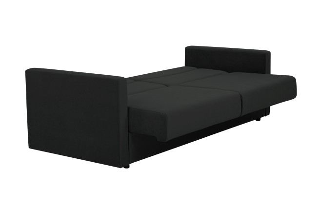 Schlafsofa Philadelphia - mit Schlaffunktion - Schwarz