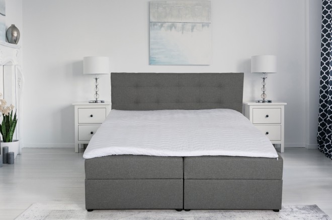 Boxspringbett 160x200 Amore - Grau