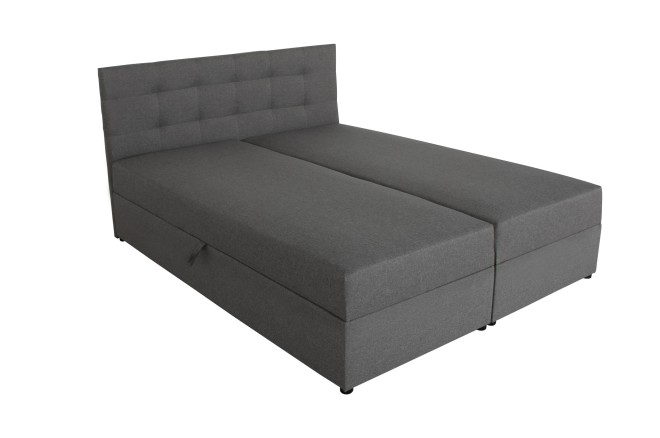 Boxspringbett 160x200 Amore - Grau