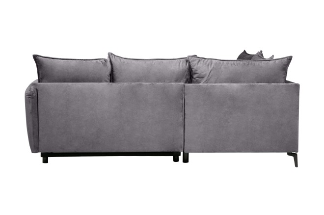 Ecksofa Shape links - mit Schlaffunktion - Graubraun