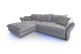 Ecksofa Palladio links - mit Schlaffunktion - Grau