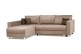 Sofa L-Form Portofino beidseitig - mit Schlaffunktion - Cappuccino