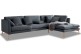 Ecksofa Modena rechts - Anthrazit