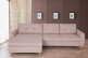 Ecksofa Siesta links - mit Schlaffunktion - Hellrosa