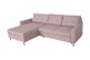 Ecksofa Siesta links - mit Schlaffunktion - Hellrosa