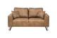 2er-Sofa Madrid - Braun