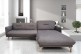 Ecksofa HS 430 rechts - Graubraun