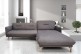 Ecksofa HS 430 rechts - Graubraun