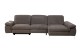 Sofa L-Form Samos rechts - Braun