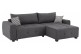 Ecksofa Universal Bella - mit Schlaffunktion - Anthrazit