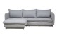 Ecksofa Palladio links - mit Schlaffunktion - Grau