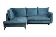 Ecksofa Shape links - mit Schlaffunktion - Petrolblau