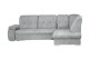 Ecksofa Grey rechts - mit Schlaffunktion - Warmes Grau