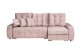 Sofa L-Form Milano rechts - mit Schlaffunktion - Staubige rosa