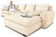 Ecksofa Universal Cara Mia - mit Schlaffunktion - Creme