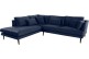 Ecksofa Gondola links - Navy