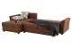Ecksofa Universal Torben - mit Schlaffunktion - Dunkelbraun