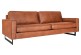 3er-Sofa Pinto - Cognac