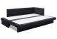 Tom Tailor 3er-Sofa Guest - mit Schlaffunktion - Anthrazit