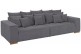 Bigsofa Neapel - Grau