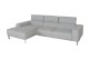Ecksofa Fenza links - Silber