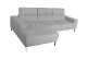Ecksofa Fenza links - Silber