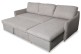 Ecksofa Jolyne-P rechts - mit Schlaffunktion - Taupe