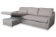 Ecksofa Jolyne-P links - mit Schlaffunktion - Taupe