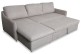 Ecksofa Jolyne-P links - mit Schlaffunktion - Taupe