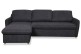 Ecksofa Jolyne-P links - mit Schlaffunktion - Graphit