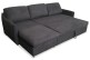 Ecksofa Jolyne-P links - mit Schlaffunktion - Graphit