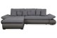 Sofa L-Form Enrico-P links - mit Schlaffunktion - Stahl