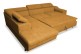 Sofa L-Form Casablanca-P links - mit Schlaffunktion - Kürbis