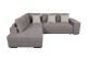 Ecksofa Carina-P rechts - mit Schlaffunktion - Grau