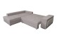 Ecksofa Carina-P rechts - mit Schlaffunktion - Grau